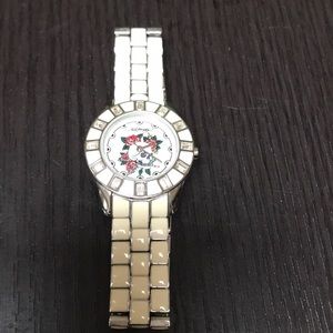 Ed Hardy white watch.